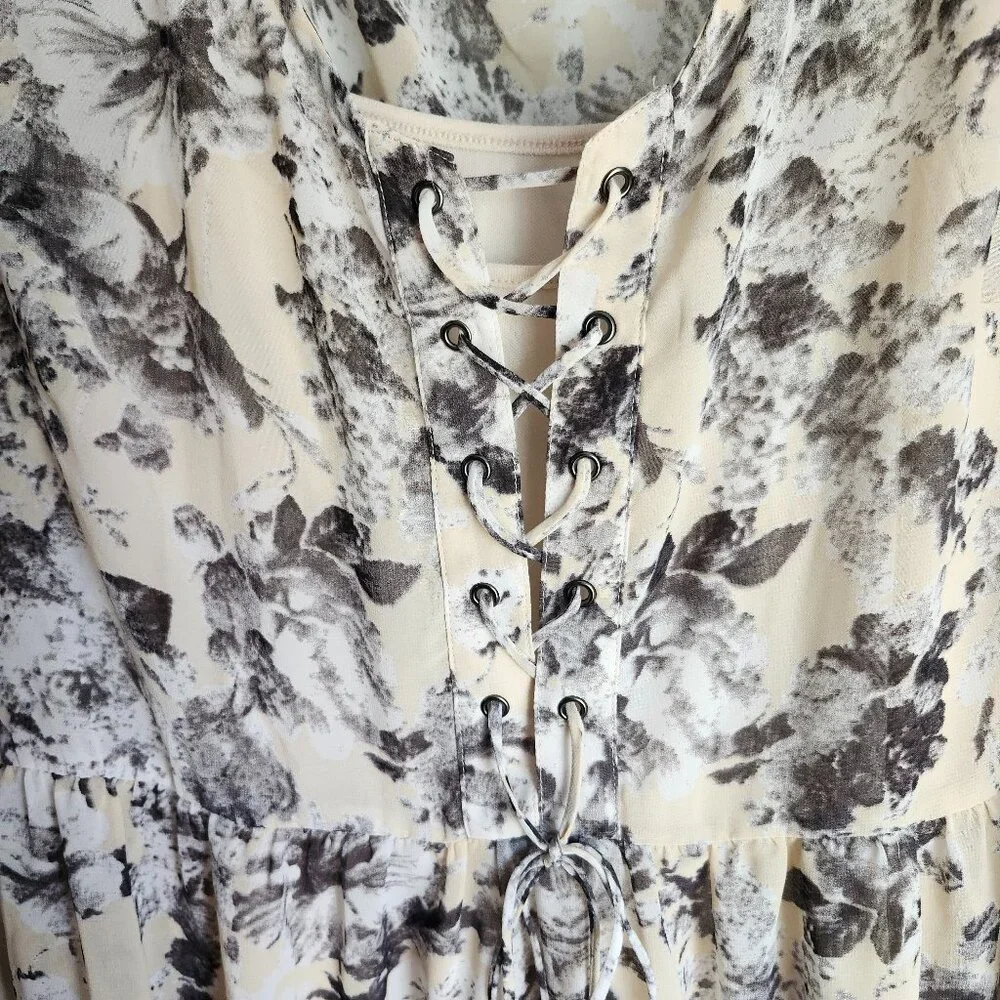 Anthropologie Blu Pepper Vintage Floral Boho Dress - Picture 7 of 11